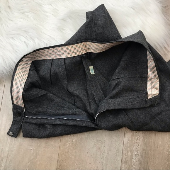 VINTAGE 60’s Gray High Waisted Bermuda Shorts 22 Waist - Picture 11 of 13